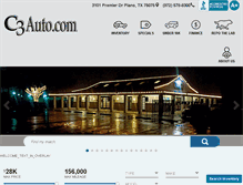 Tablet Screenshot of c3auto.com